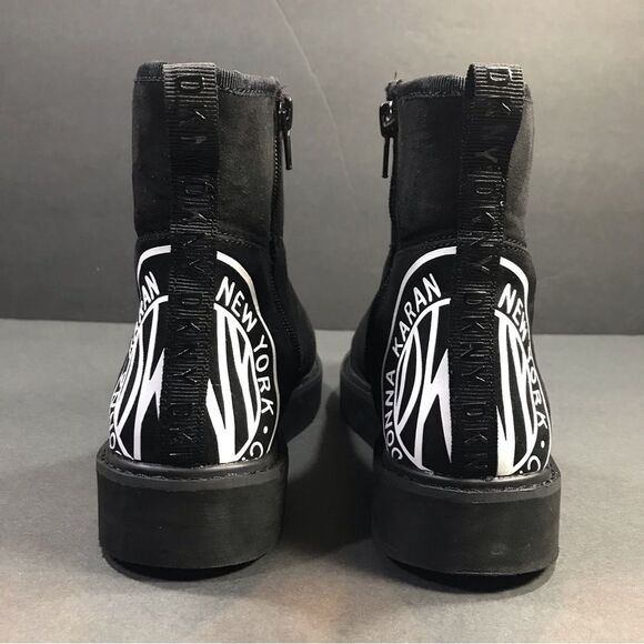 DKNY Donna Karan Women's Black Sherpa Lined Ankle Boots Shoe Size- 6 - Picture 3 of 8